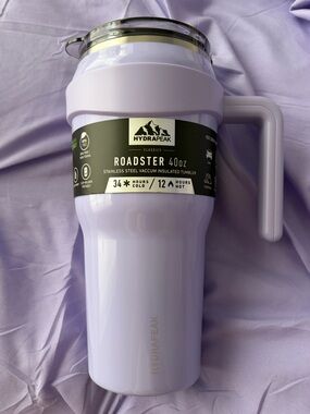 Hydrapeak: Stainless Steel Vacuum Insultated Tumbler, Roadster 40oz, Lavendar